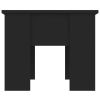 Coffee Table Black 31.1"x19.3"x16.1" Engineered Wood