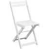 3 Piece Bistro Set Solid Acacia Wood White