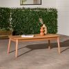 Contemporary Eucalyptus Wood Patio Coffee Table – Natural