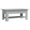 Coffee Table Gray Sonoma 40.2"x21.7"x16.5" Engineered Wood