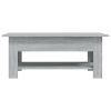Coffee Table Gray Sonoma 40.2"x21.7"x16.5" Engineered Wood