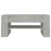 Coffee Table Concrete Gray 40.2"x21.7"x17.7" Engineered Wood