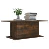 Coffee Table Smoked Oak 40.2"x21.9"x15.7" Engineered Wood