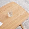 Center table Low Table 100% solid wood Top plate Desk Coffee table Width 80 x Depth 50 x Height 44 cm Study desk Work from home Easy to assemble Natur