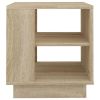 Coffee Table Sonoma Oak 15.7"x15.7"x16.9" Engineered Wood