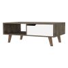 Hamburg Coffee Table 2.0 , One Open Shelf, One Drawer