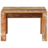 Coffee Table 21.7"x21.7"x13.8" Solid Wood Reclaimed