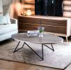 ACME Allis Coffee Table in Weathered Gray Oak 81730