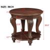 Living Room Coffee Table Set, Coffee Table & Two End Side Table 3-Piece Set for Office, Living Room, Apartment, Small Space, Easy Assembly