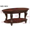 Living Room Coffee Table Set, Coffee Table & Two End Side Table 3-Piece Set for Office, Living Room, Apartment, Small Space, Easy Assembly