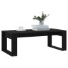 Coffee Table Black 40.2"x19.7"x13.8" Engineered Wood