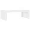 Coffee Table White 40.2"x19.7"x14.2" Engineered Wood