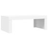 Coffee Table White 40.2"x19.7"x14.2" Engineered Wood