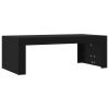 Coffee Table Black 40.2"x19.7"x14.2" Engineered Wood