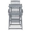 3 Piece Folding Garden Bistro Set Solid Eucalyptus Wood