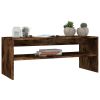 Coffee Table Smoked Oak 39.4"x15.7"x15.7" Engineered Wood