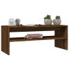 Coffee Table Brown Oak 39.4"x15.7"x15.7" Engineered Wood