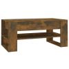 Coffee Table Smoked Oak 40.2"x21.7"x17.7" Engineered Wood