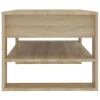 Coffee Table Sonoma Oak 40.2"x21.7"x17.7" Engineered Wood