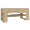 Coffee Table Sonoma Oak 40.2"x21.7"x17.7" Engineered Wood