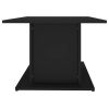 Coffee Table Black 40.2"x21.9"x15.7" Engineered Wood