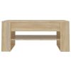 Coffee Table Sonoma Oak 40.2"x21.7"x17.7" Engineered Wood
