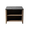 Tobacco Wood Grain Coffee Table. Nightstand