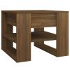 Coffee Table Brown Oak 21.9"x21.7"x17.7" Engineered Wood