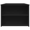 Coffee Table Black 40.2"x21.7"x16.5" Engineered Wood