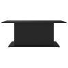 Coffee Table Black 40.2"x21.9"x15.7" Engineered Wood
