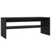 Coffee Table Black 39.4"x15.7"x15.7" Engineered Wood