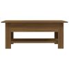 Coffee Table Brown Oak 40.2"x21.7"x16.5" Engineered Wood