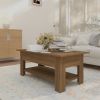 Coffee Table Brown Oak 40.2"x21.7"x16.5" Engineered Wood