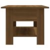 Coffee Table Brown Oak 40.2"x21.7"x16.5" Engineered Wood