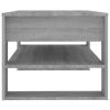 Coffee Table Gray Sonoma 40.2"x21.7"x17.7" Engineered Wood