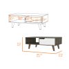 Hamburg Coffee Table 2.0 , One Open Shelf, One Drawer