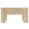 Coffee Table Sonoma Oak 31.1"x19.3"x16.1" Engineered Wood