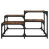 Coffee Table Smoked Oak 26.8"x26.8"x15.7" Engineered Wood