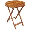 3 Piece Folding Bistro Set Solid Eucalyptus Wood
