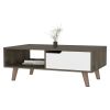 Hamburg Coffee Table 2.0 , One Open Shelf, One Drawer