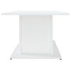 Coffee Table White 40.2"x21.9"x15.7" Engineered Wood