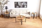 Gexpusm Wood Coffee Table; Natural Wood Coffee Table; Solid Wood Center Large Coffee Table for Living Room
