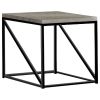 Sonoma Grey Square End Table