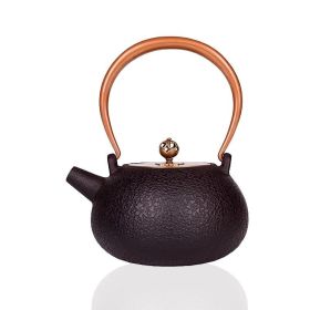 style: B - Particle Cast Iron Kettle Handmade Uncoated Kettle Kung Fu Tea Set