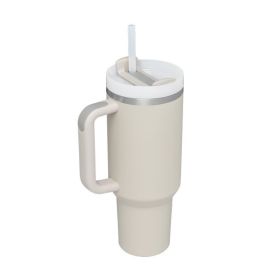 1200ml Stainless Steel Mug Coffee Cup Thermal Travel Car Auto Mugs Thermos 40 Oz Tumbler with Handle Straw Cup Drinkware New In (Capacity: 1200ml, color: L)
