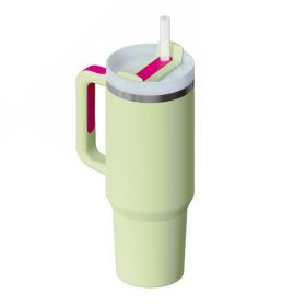 1200ml Stainless Steel Mug Coffee Cup Thermal Travel Car Auto Mugs Thermos 40 Oz Tumbler with Handle Straw Cup Drinkware New In (Capacity: 1200ml, color: M)