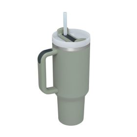 1200ml Stainless Steel Mug Coffee Cup Thermal Travel Car Auto Mugs Thermos 40 Oz Tumbler with Handle Straw Cup Drinkware New In (Capacity: 1200ml, color: K)