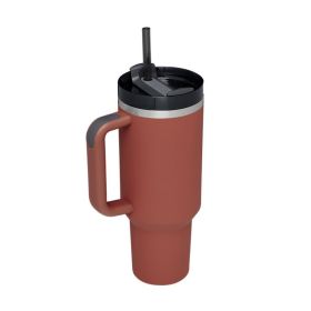 1200ml Stainless Steel Mug Coffee Cup Thermal Travel Car Auto Mugs Thermos 40 Oz Tumbler with Handle Straw Cup Drinkware New In (Capacity: 1200ml, color: J)