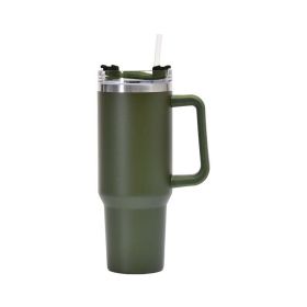 1200ml Stainless Steel Mug Coffee Cup Thermal Travel Car Auto Mugs Thermos 40 Oz Tumbler with Handle Straw Cup Drinkware New In (Capacity: 1200ml, color: Y)