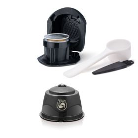 Reusable Capsule Adapter For Dolce Gusto Coffee Capsule Plastic Capsule Refillable Convert Compatible Coffee Machine Accessories (Ships From: China, color: Best A)
